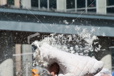 Exploding Pillow from istockphoto